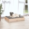 CHARMMA Dog Bed Natural Pinewood Untreated Solid Pine Medium Sturdy,Dog