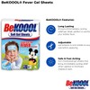 BeKoool Soft Gel Sheets for Kids, White, 4 Count (Pack