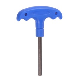 sourcing map H6 T-Handle Hex Key Wrench 6mm S2 Steel T-Key Inner Hexagon Spanner Repair Tool