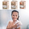 Organic shower soap with soap bag, without plastic or palm