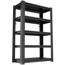 OPTYMIRA 5 Tier Metal Garage Shelving Units and Storage,78" H*48" W*18" D Heavy Duty Shelves Adjustable,2000lbs Load-Bearing,Utility Racks Industrial Steel Shelf for Warehouse Basement Shop