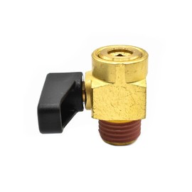 Interstate Pneumatics VP40B Assembly 1/4" MPT Ball Drain Valve - Brass