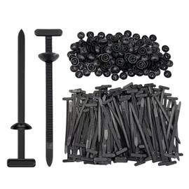 Nylon Universal Cable Tie Buckle,60pcs Heavy Duty Self-Locking Nylon Zip Ties Holder with Pin & Button Design,Zip Button for Car Repair,Fender,Engine Guard,Wire Bundling,Home Use