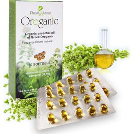 Oreganic - Oregano Oil Softgels - 30 Capsules - Helps Immune Defense & Respiratory Health - Natural - 80% Carvacrol - Greek Oil of Oregano Probiotics for Digestive Health Non-GMO