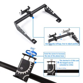 JeCar for Jeep JK Phone Holder Dash Phone Mount for 2007 2008 2009 2010 Jeep Wrangler JK JKU Rubicon Sahara Sport