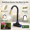 Apgooface 5/16" Drip Irrigation System 100 ft with 20-Pcs 360°