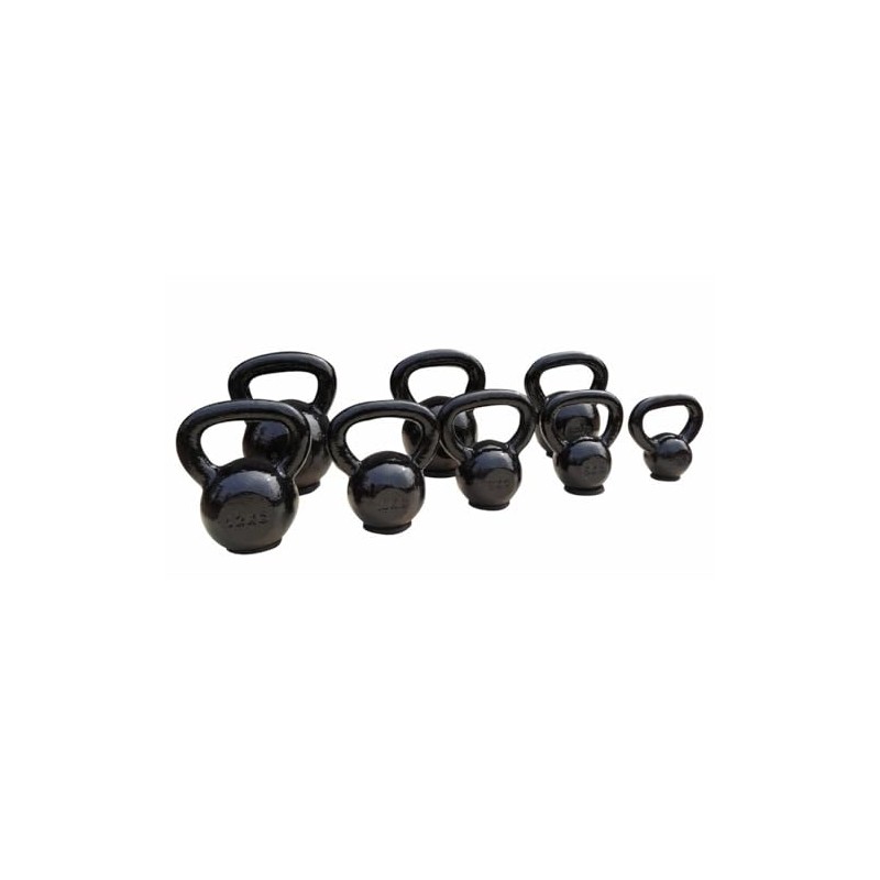 KETTLEBELL GHISA VERNICIATA E BASE IN GOMMA 12Kg