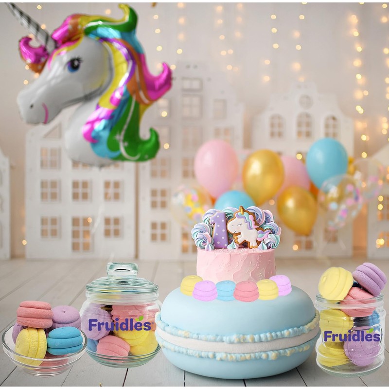Poofy Unicorn Poo Marshmallow Candy, Delicious Assorted Flavors, Great for