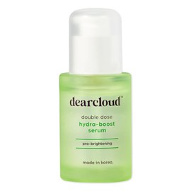dearcloud Double Dose Hydra-Boost Serum – Hydrating Hyaluronic Acid & Vitamin C Face Serum (1 fl oz)
