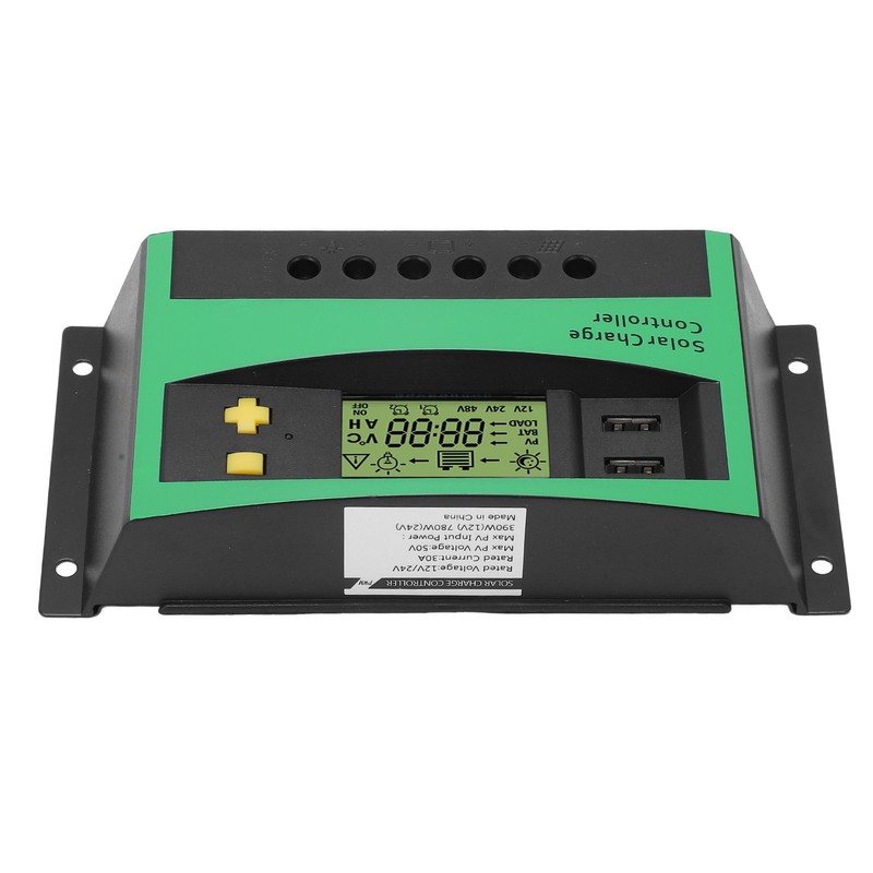 Solar Charge Controller PWM Panel Regulator 12V 24V 30A with