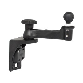 RAM MOUNTS RAM MOUNTS 2 STATION 1.5" Ball Swing Arm 6" 360 Degree Swivel Wall Mount RAM-109V-2BU