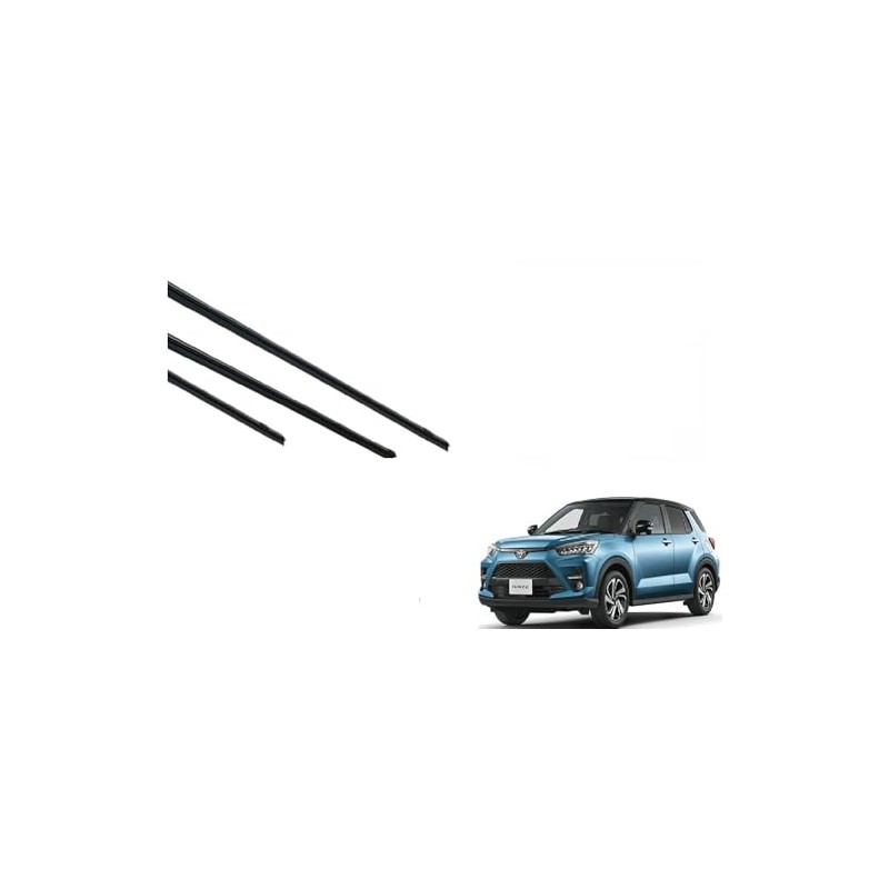 RISE Rocky Wiper Rubber Replacement Set Compatible Size Front 2