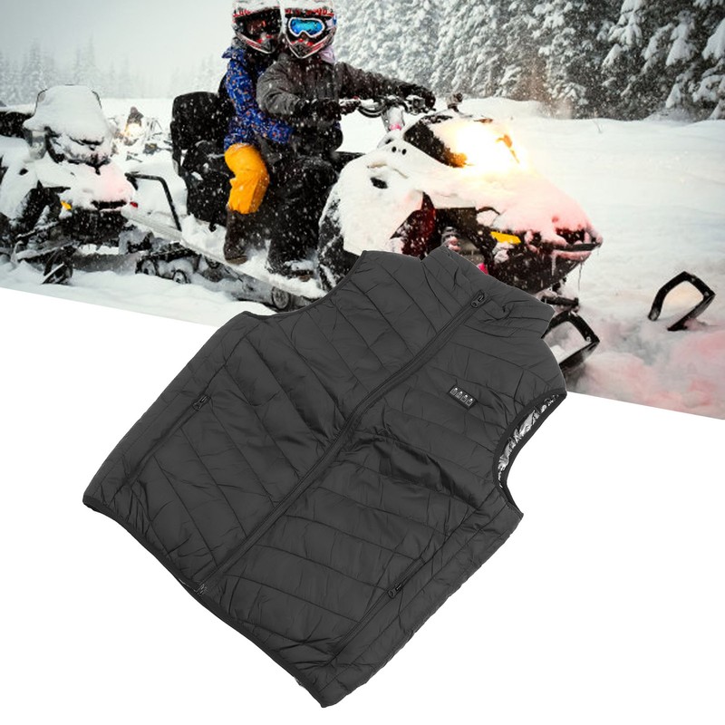 USB Electric Heating Vest Lightweight Warming Comfortable Breathable Waterproof Heated