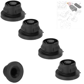 MKAREPART Air Filter Rubber Retainer Insert Grommet Replacement, Upper Air Filter Housing Holder Rubber 1.6 HDI Diesel 1422A3 (4)