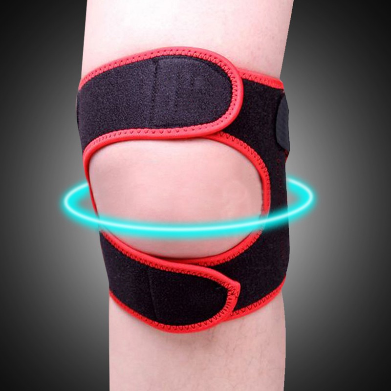 1Pair Adjustable Pressurized Patella Kneecap Outdoor Cyling Climbing Sport Kneepad
