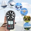 Digital Wind Gauge Anemometer, Portable Air Flow Meter with USB