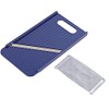 DELISH KITCHEN CC-1272 Pearl Metal Slicer Cutter, Navy, 7.9 x