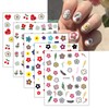 Nagelsticker Kleines Mädchen, 20 Blatt Selbstklebend Nagelaufkleber Nail Art Sticker