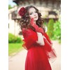 SATINIOR Lace Gloves for Women Tea Party Short Lace Gloves