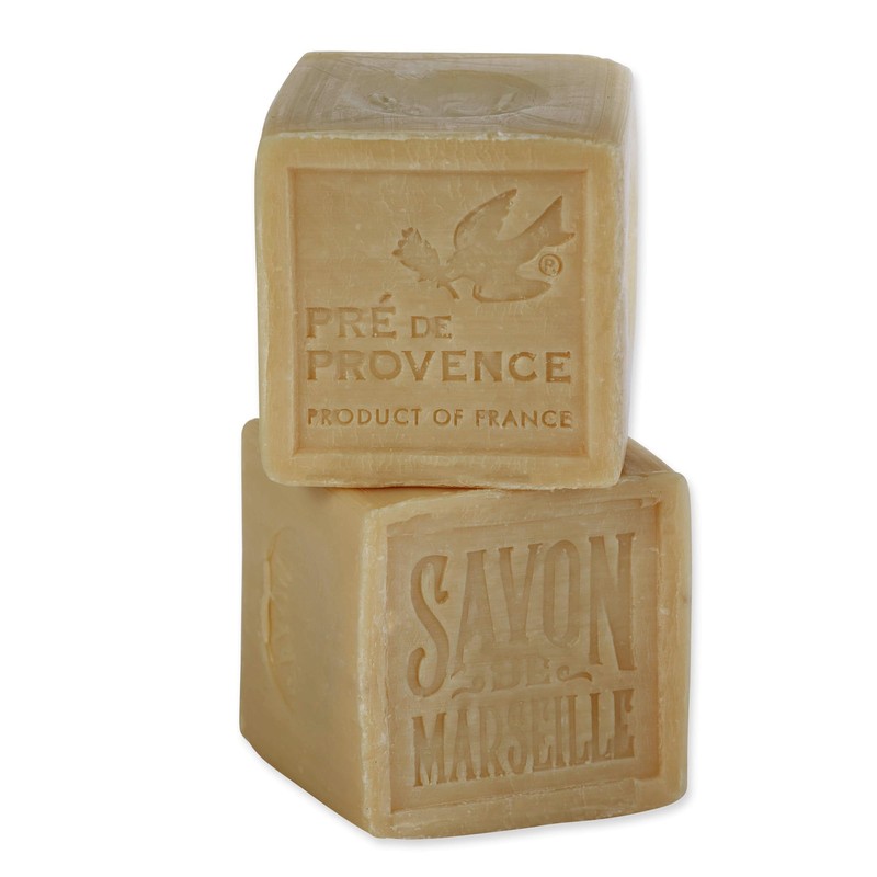 Pre de Provence Marseille Olive Oil Soap Cube, Traditional French