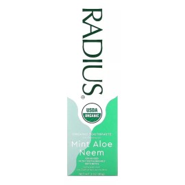 Radius Pasta De Dientes Orgánica Mint Aloe Neem 85 Gr