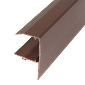 Sunwood Snap-Tight Glazing Bar Edge Trim - 25 x 4m, Brown