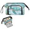 SUABO Turtle Seaweed Starfish Big Capacity Pencil Case Pouch Pen