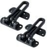 TOGU 2 Pack Solid Door Security Guard,Gate Latches Swing Bar