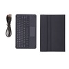 Wireless Keyboard Detachable Durable Computer Accessories with Artificial Leather CoverBlack