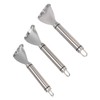 3pcs Stainless Steel Corn Cutter Peeler Safe Quick Clean Comfortable