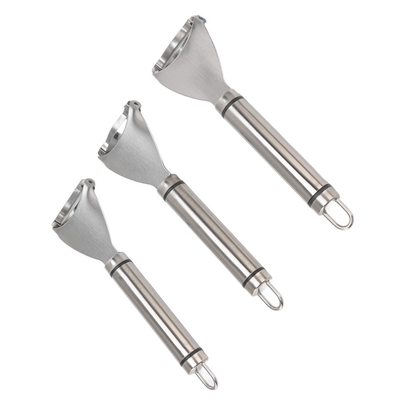 3pcs Stainless Steel Corn Cutter Peeler Safe Quick Clean Comfortable