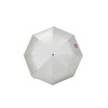 Bridgestone UM2403SR Folding Silver Umbrella, Silver/Red, 2024 Model