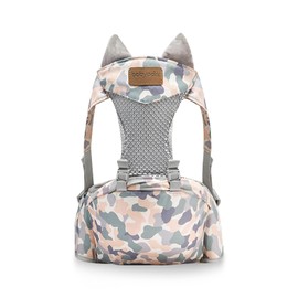SONARIN Breathable Baby Carrier Hip Seat, Multifunctional Ergonomic Baby Carrier Baby Hip Seat Child Carrier Baby Carrier Baby Carrier Back Carrier from Birth 0-36 Months (Camouflage Pattern)