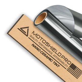 DIY-MotoShield Pro Premium Nano Ceramic Tint (25% VLT) 36” in x 25’ ft Roll | Professional Window Film for Auto, Reduce Infrared Heat & Block UV by 99%