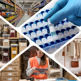 1 Rollo Etiqueta Termica Directa Blanca 38x25mm de 1000pz Adherible Producto Paquete Pedido Guia Codigo Barra Bulto Full Packing E-commerce para...   