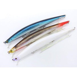 momolures - Tide Shore Minnow 175 26g Floating Silent Weight Transfer System Assort Set for Bass, Seabass, Salmon Fishing (3pcs Assort #01)