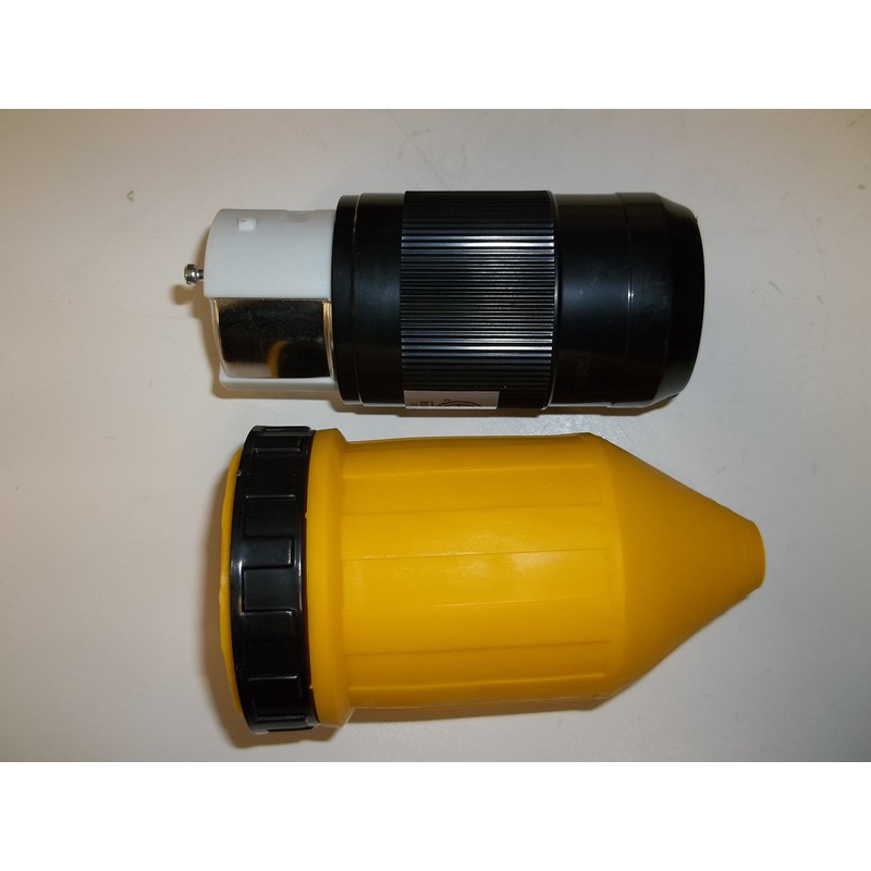 50 AMP RV POWER CORD REPLACEMENT END MARINE TWIST LOCK