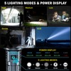 baibian Rechargeable Flashlights High Lumens, 5000.000 Lumens Super Bright Flashlight,