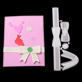 Bow Tie Cutting Dies,Cut Dies Metal Stencils Metal Cutting Dies for Card Making Embossing Tool Stencil Scrapbooking DIY Craft Album Paper Card Decor Arts, Crafts