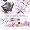Aeelike Circular Knitting Needles Set, Interchangeable Circular Knitting Needles Set