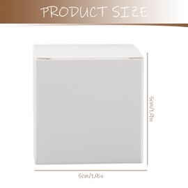 Tabanzhe 12 Pcs Small Box Mailing Box Postal Small Parcel 5 X 5 X 5 Cm Corrugated Cardboard Shipping Box for Business, Mailing, Storage or Gift Giving