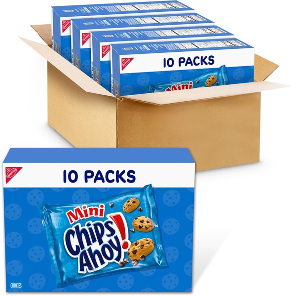 CHIPS AHOY! Mini Original Chocolate Chip Cookies, 40 Snack Packs