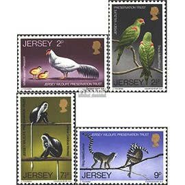 united kingdom - Jersey 49-52 (complete.issue.) unmounted mint/never hinged ** MNH 1971 Wildlife (Stamps for collectors) Other mammals (monkeys/dinosaurs/elephants ...)