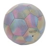 Soccer Ball PU Size 5 Light Color Reflective Glowing Soccer