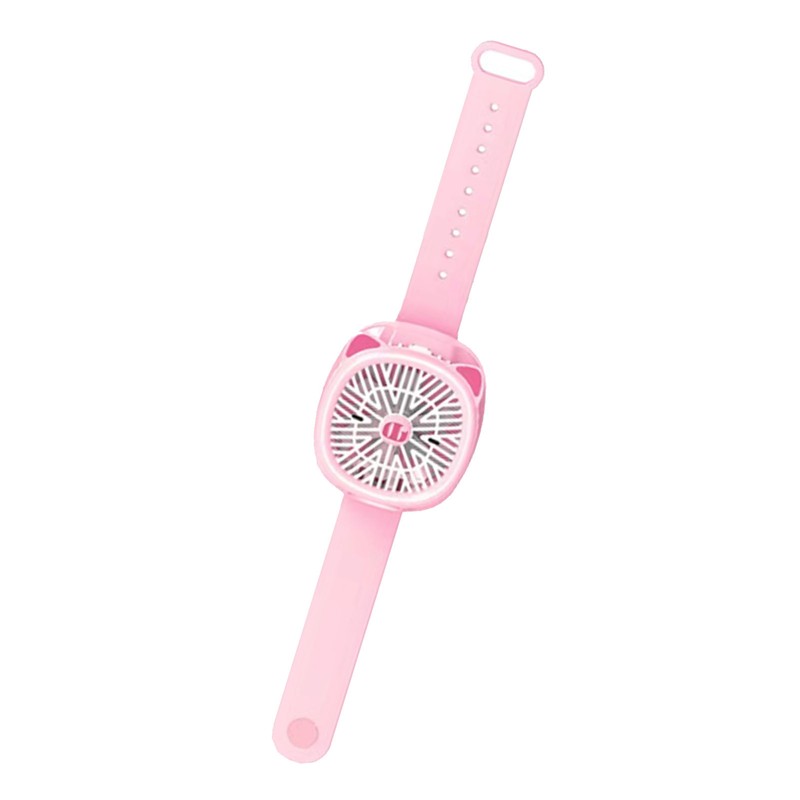 Mini Fan Watch USB Charging Rechargeable 3 Gear Portable Wrist