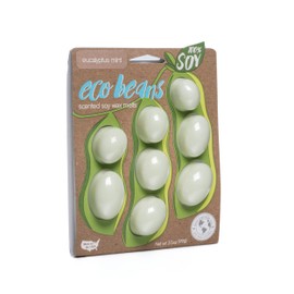 Eco Candle Co. Eco Beans Wax Melts 2-Pack, Eucalyptus Mint, 3.5 oz. - Scents of Eucalyptus, Spearmint, & Peppermint - 100% Soy Wax Fragrance & Essential Oil Blends, Phthalate Free