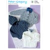 Peter Gregory 7192 Children's Aran Pattern for 2 Cardigans and