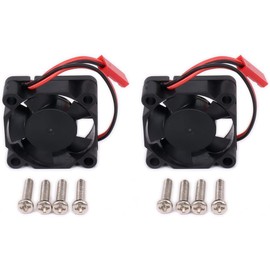 Unifizz 5-7V 30mm Heatsink Motor Cooling Fan Cooling Fan Universal Heat Sink with JST Plug for 1:10 RC Car Boat HSP HPI Wltoys Himoto Tamiya
