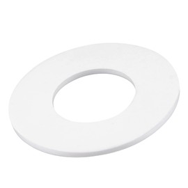 sourcing map Pack of 2 PTFE Flat Seal 78 mm or 38 mm i.D. 3 mm DN32 Flange Seal White