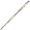 PANA 3D Kolinsky Nail Art Brush - Gold Glitter Handle,